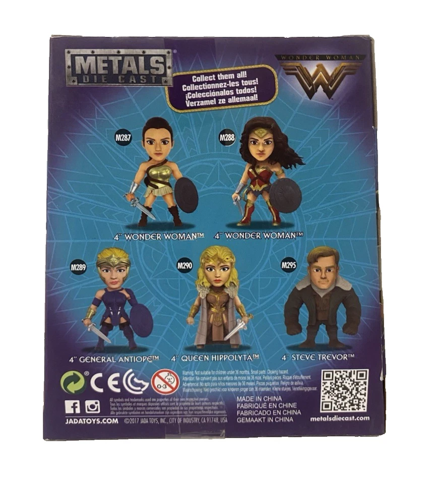 4-дюймовая литая фигурка DC Wonder Woman Queen Hippolyta Jada Toys Metals - Изображение 2 из 2