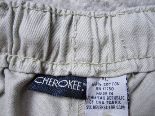 Cherokee Pants Kids XL Beige Cargo Straight Drawstring Trousers Bottoms Causal - Picture 4 of 11