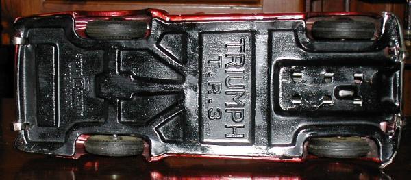 1950s BANDAI TRIUMPH TR3 Red Minicar Vintage collection 1950s BANDAI TRIUMPH TR3 Red Minicar Vintage collection