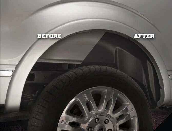 Protectores de pozo de rueda trasera Husky Liners 79031 para GMC Sierra 1500 2500 HD 3500 HD Foto 3 de 4