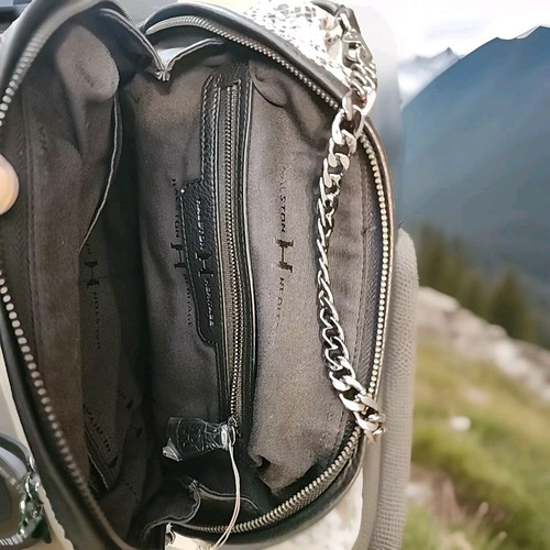 HALSTON HERITAGE CHAIN HANDLE SATCHEL BAG MULTI $450 NWT - Picture 4 of 6