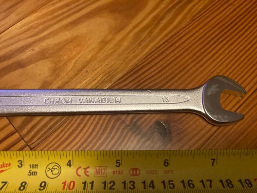 New Heyco 13-17 Mm Metric Open End Wrench Chrome No 350 - Picture 6 of 6