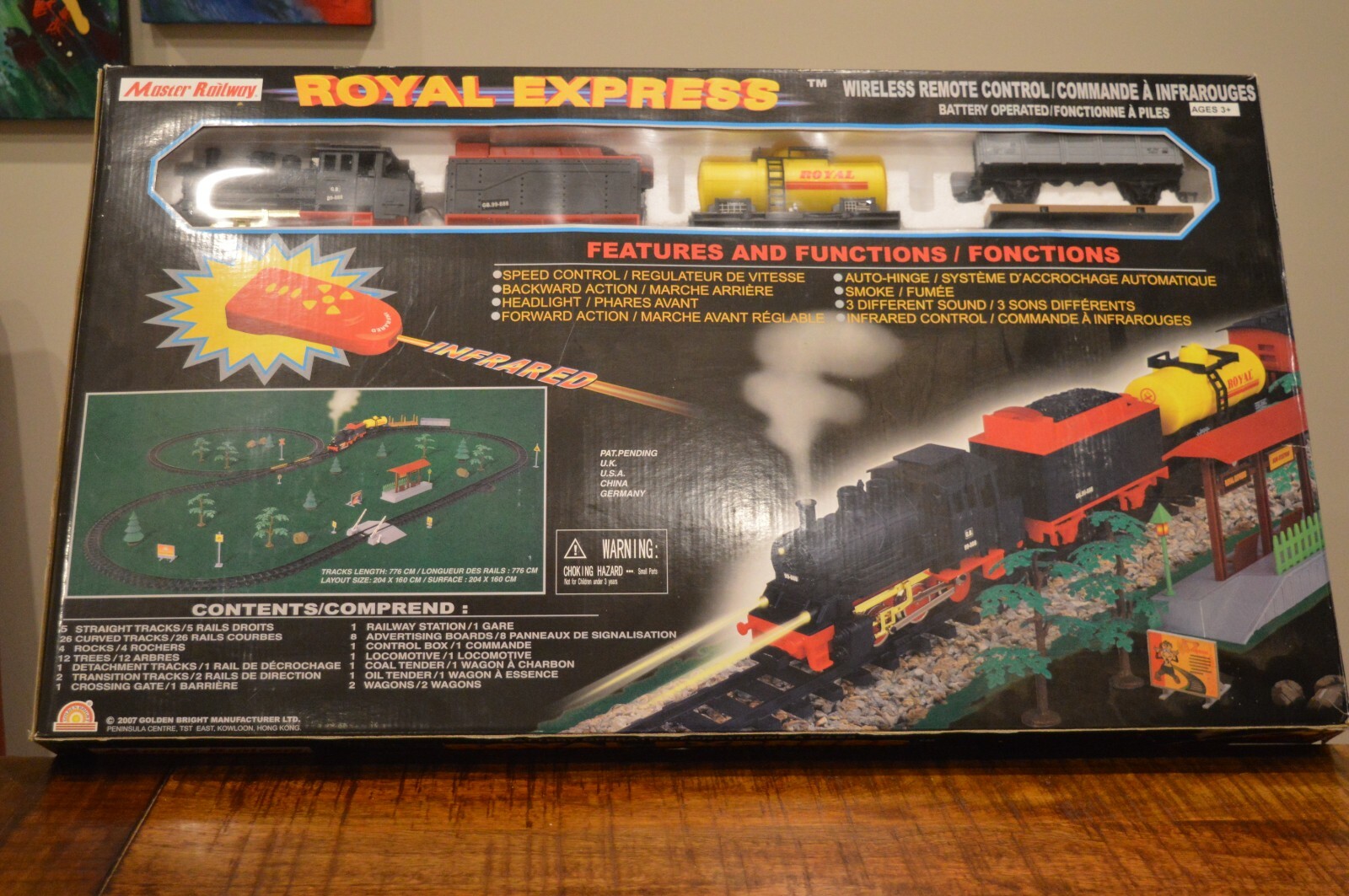 golden bright royal express wireless train set