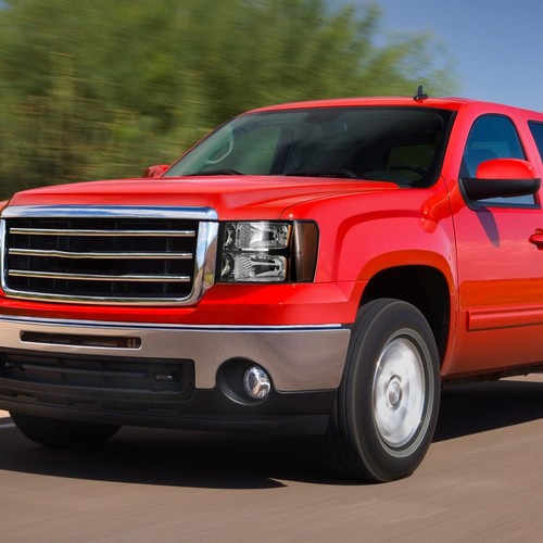 For 07-13 GMC Sierra Black Housing Factory Style Halogen Headlights Pair Lamps - Picture 3 of 3