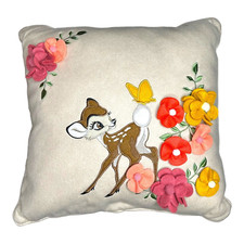 Disney Parks Bambi 18"x18" Throw Pillow