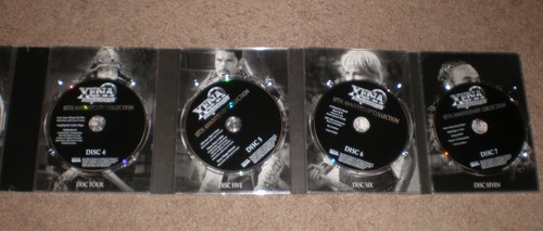 2005 XENA Warrior Princess 10th Anniversary Collection * 7 Disc DVD Set OOP - Foto 7 di 7