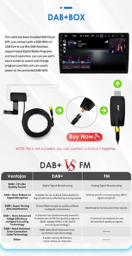 9"Android 14 Autoradio Carplay GPS Navigation DAB Stereo For Opel Meriva B 09-14 - Picture 3 of 13