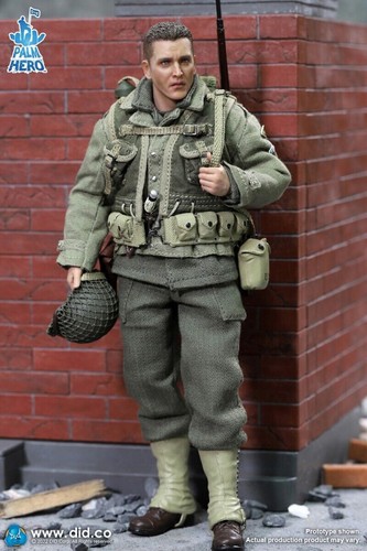 DID XA80009 Palm Hero WWII US 2nd Ranger Battalion Private Jackson 1/12 FIGURE - Picture 9 of 12