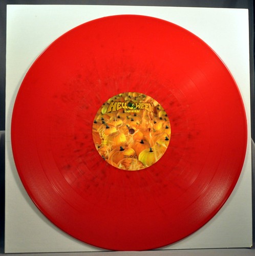 HELLOWEEN Straight Out Of Hell +3 12" GERMAN ReD w-GoLD SPLaTTeR Vinyl x2 x300 - Picture 5 of 17