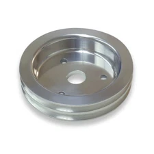 For Chevy BBC 396 454 2 Grooves Pulley SWP Crankshaft Pulley Polished Aluminum