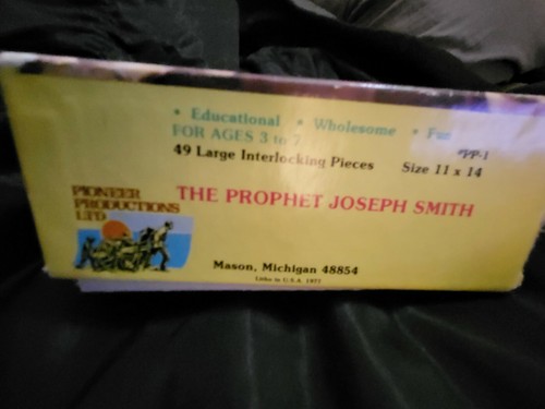 1977 LDS Mormon Prophet Joseph Smith Puzzle jigsaw - Picture 3 of 5