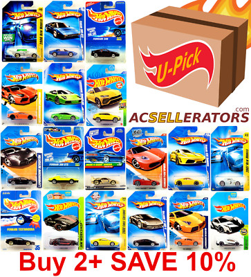   Hot Wheels Supercars & Exotics   1980-2000's YOU PICK     NEW 2/27  