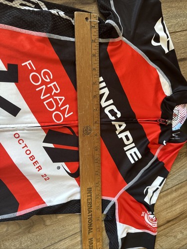 Hincapie Trikot Herren Medium Radfahren durchgehender Reißverschluss Gran Fondo 16 Kurzarm Neu mit Etikett - Bild 4 von 7