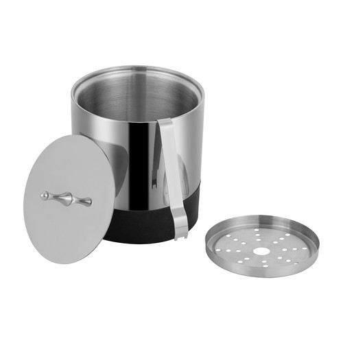Modern Ice Bucket Portable Ice Bucket, For Bars/Home, Ice Bucket W/Ice Tong - Picture 9 of 15