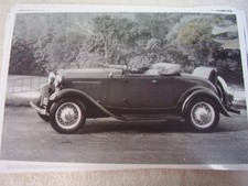 1932 Ford Roadster Top Down Rumble Seat 11 X 17 Photo  Picture