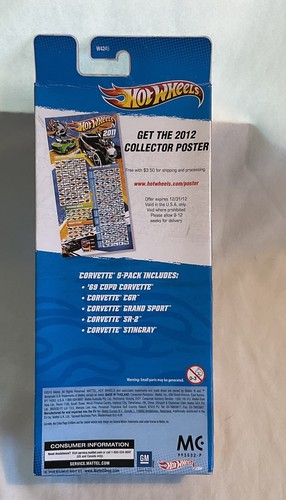 Hot wheels 5 Pack Corvette 2010 - Picture 2 of 3