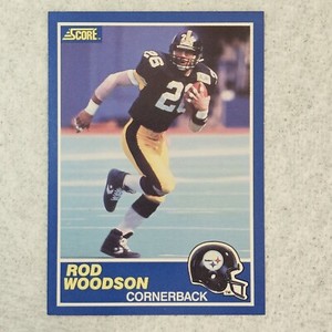 1989 Score #78 Rod Woodson RC Pittsburgh Steelers Rookie