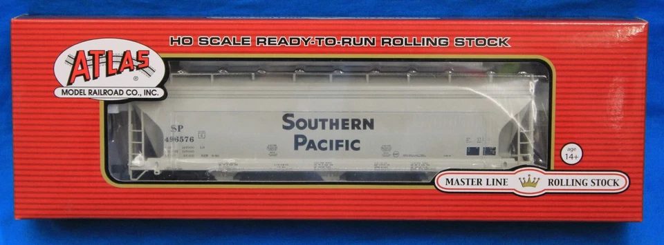 HO Scale - ATLAS MASTER LINE 20 006 952 SOUTHERN PACIFIC ACF 4650 Covered Hopper - Image 2 of 4