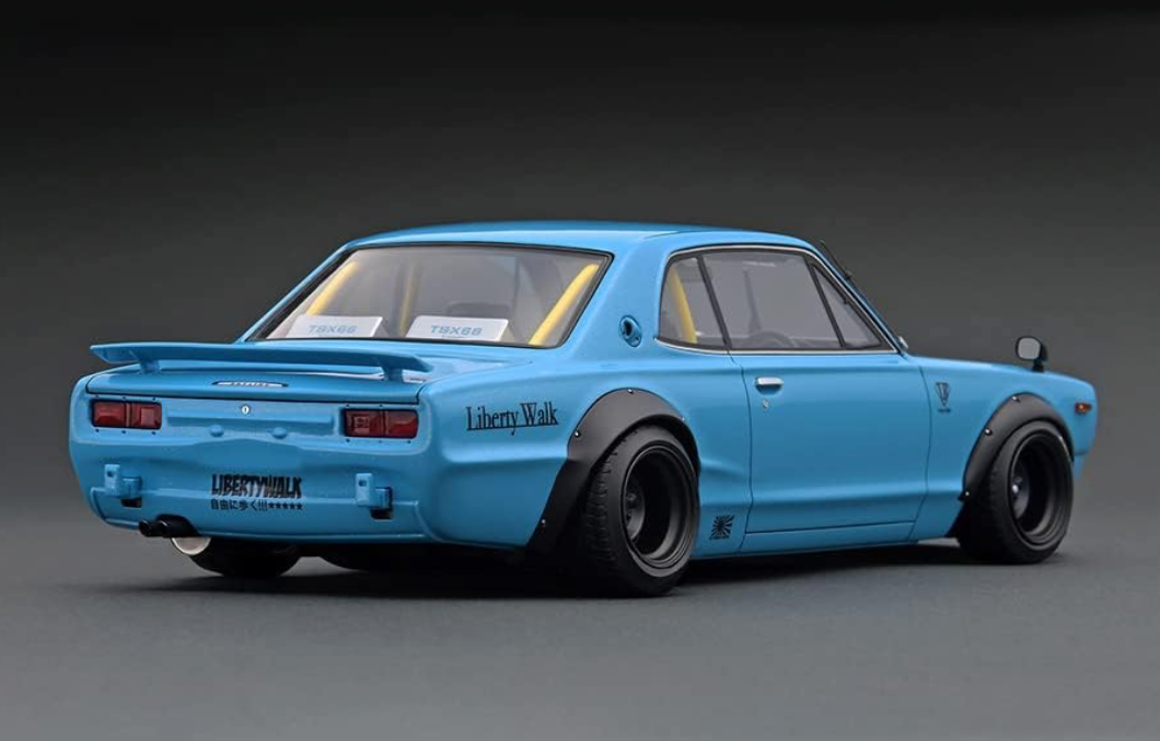 イグニッションモデル　1/18 LBWK ケンメリ ホワイト　3218 IG3419 1/18 Nissan Fairlady Z (Z32) 2by2 Pearl White With