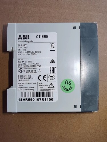 1pcs New 1SVR550107R1100 delay time relay CT-ERE 0.1S-10S - Picture 2 of 4