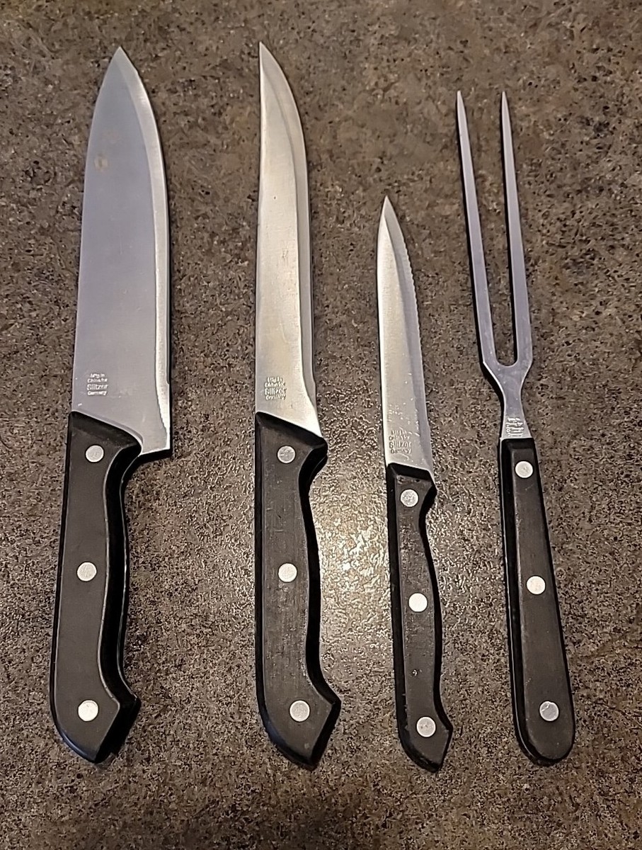 Vintage Slitzer 4 Piece Knife Set | eBay