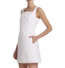 Tory Burch NEW Sleeveless White Mini Dress Size 12 $275.00