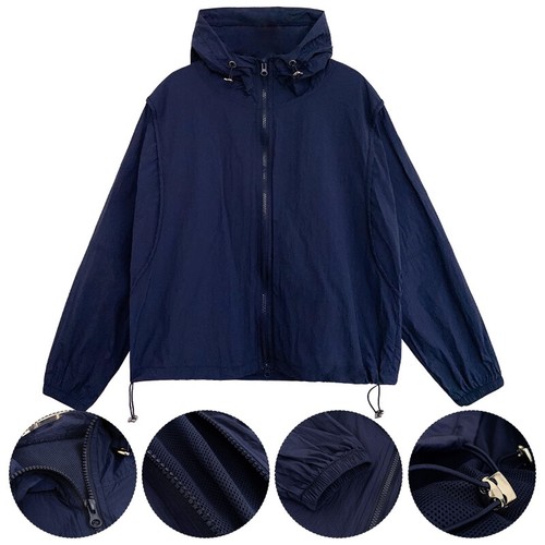 Mujeres Verano Protección Solar Ropa Anti UV Chaqueta Manga Larga Cárdigan Abrigo - Imagen 3 de 28