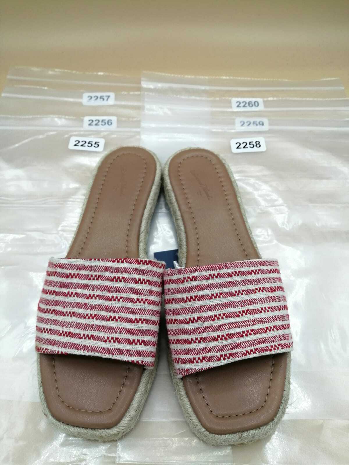 Universal thread Women's Sandals Wide Width Square Toe Espadrille Slide