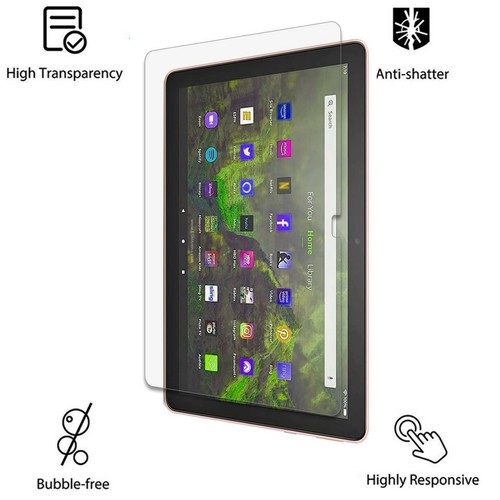 Clear Screen Protector Film For Amazon Fire HD 10 / Kids / Pro (13th Gen, 2023) - Picture 2 of 3