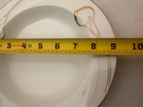 Set of (4) - Mikasa Candlelight Gold - 9" Rimmed Pasta Soup Bowls - Picture 5 of 6