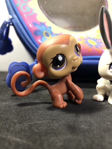 Littlest Pet Shop lotto di 5 animali domestici e porta vinile vintage - Foto 2 di 15