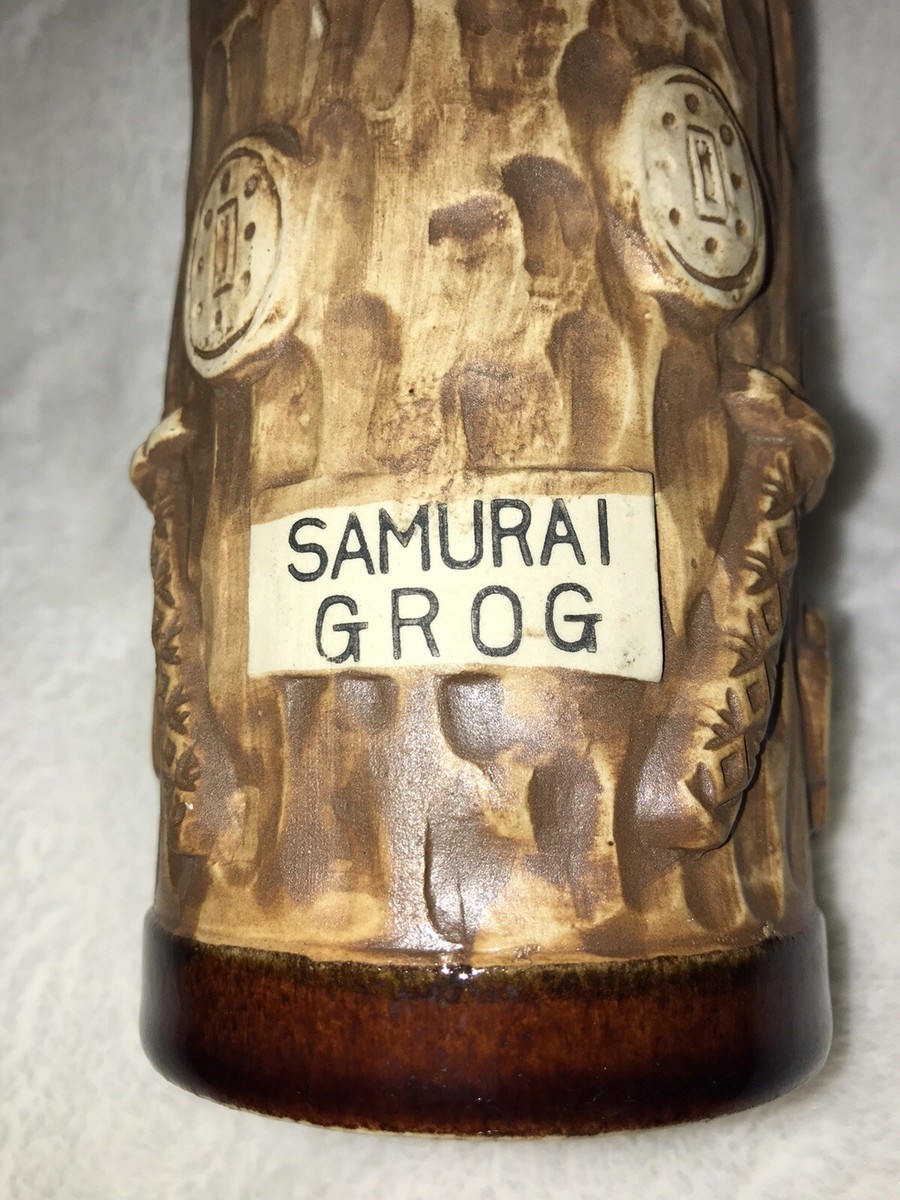 silver刻印　時代銀巻ガラス調味料入8点　東Y7-0905⭐︎2Fトカオ Japan Samurai Grog Swords Coins Tiki Luau Mug Vase Ceramic
