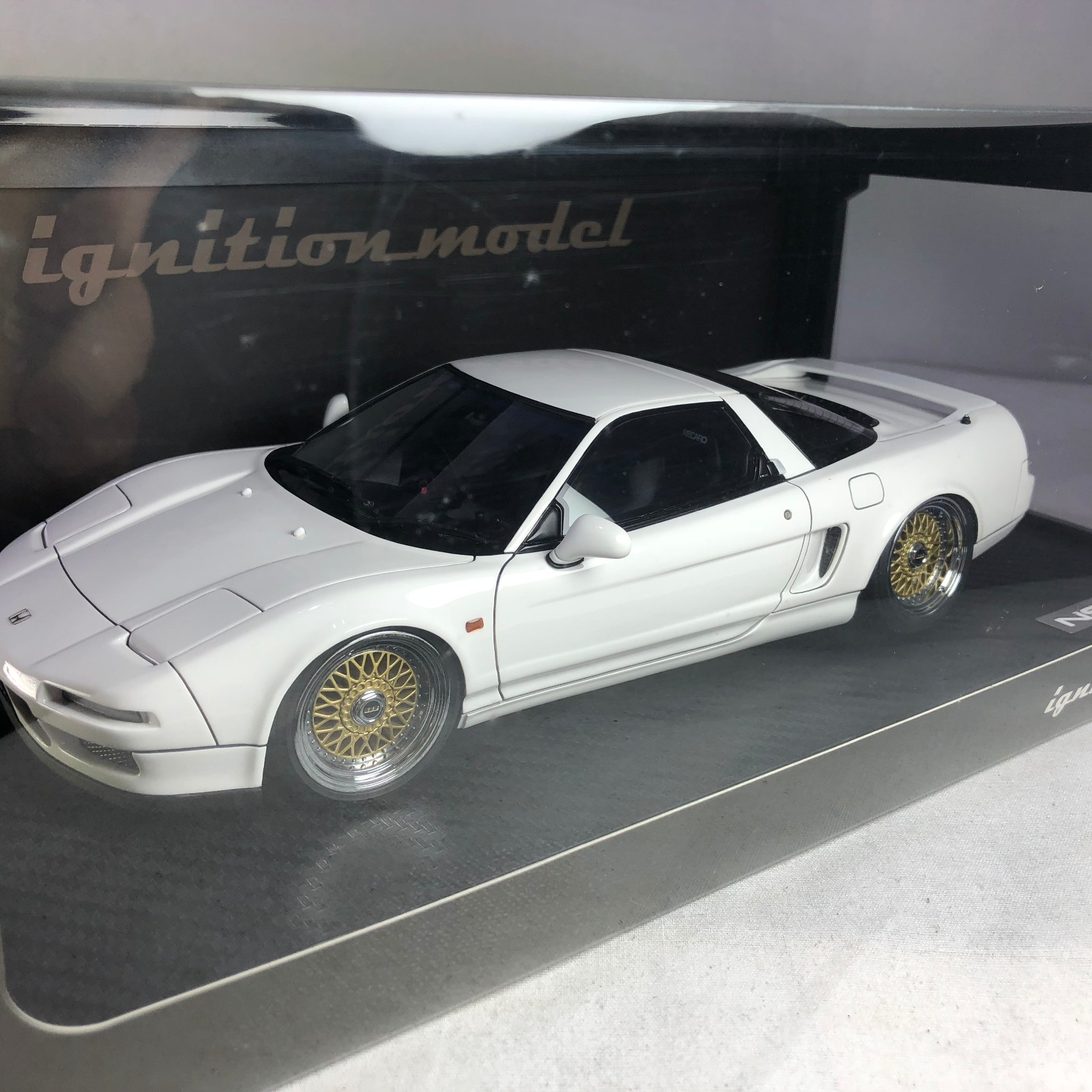 1 18 IG ignition IG0404 Honda NSX NA1 1990 bianca with BBS Ruedas Senza tasse 1 18 18 18 IG ignition IG0404 Honda NSX NA1 1990 bianca with BBS Ruedas prezzi all'ingrosso