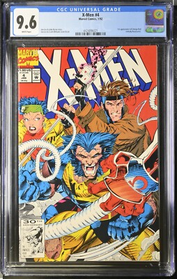 X-Men #4 CGC 9.6 1st app Omega Red Jim Lee Wolverine Gambit Jubilee 1992 Marvel