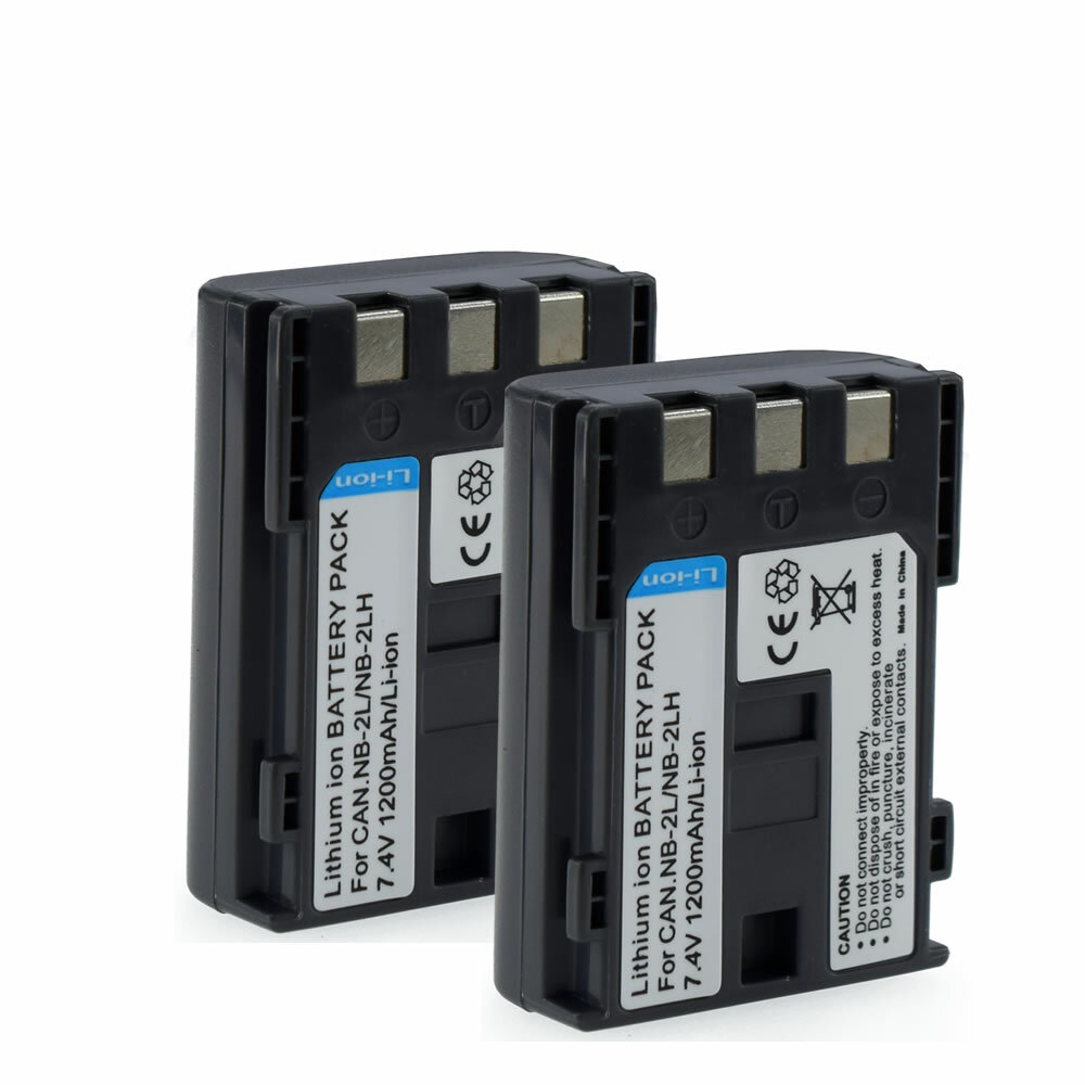 2X Battery For CANON EOS 350D 400D D350 D400 PC1018 NB-2JH E160814 ...