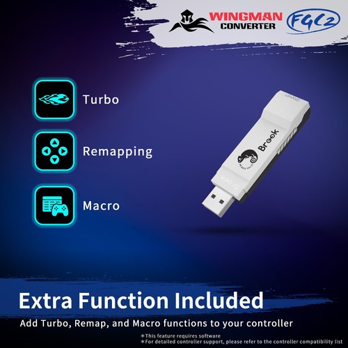 Convertidor Brook Wingman FGC 2 - Joystick Arcade para PS5 Todos los Juegos - Imagen 8 de 9