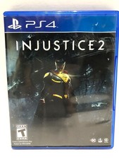 Injustice 2 Sony PlayStation 4 Teen BluRay Disc Fighting Game Inc Manual