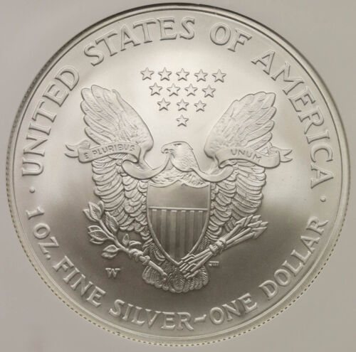 2006-W Burnished American Silver Eagle $1 MS 69 NGC - Picture 4 of 4