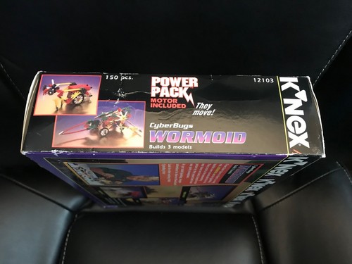 New K'NEX Cyberbugs Wormoid power pack motorized 1995 toy Rare - Picture 4 of 6