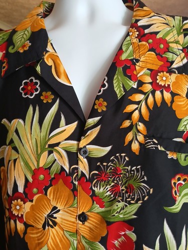 Pacific & Co Men's Hawaiian Floral Short Sleeve Camp Shirt Size XXL - Picture 3 of 8
