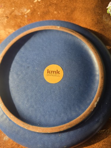 KMK Viola Kupfermühle W Germany Pottery 6.5" Plate Platter Mid Century MCM - Picture 2 of 3