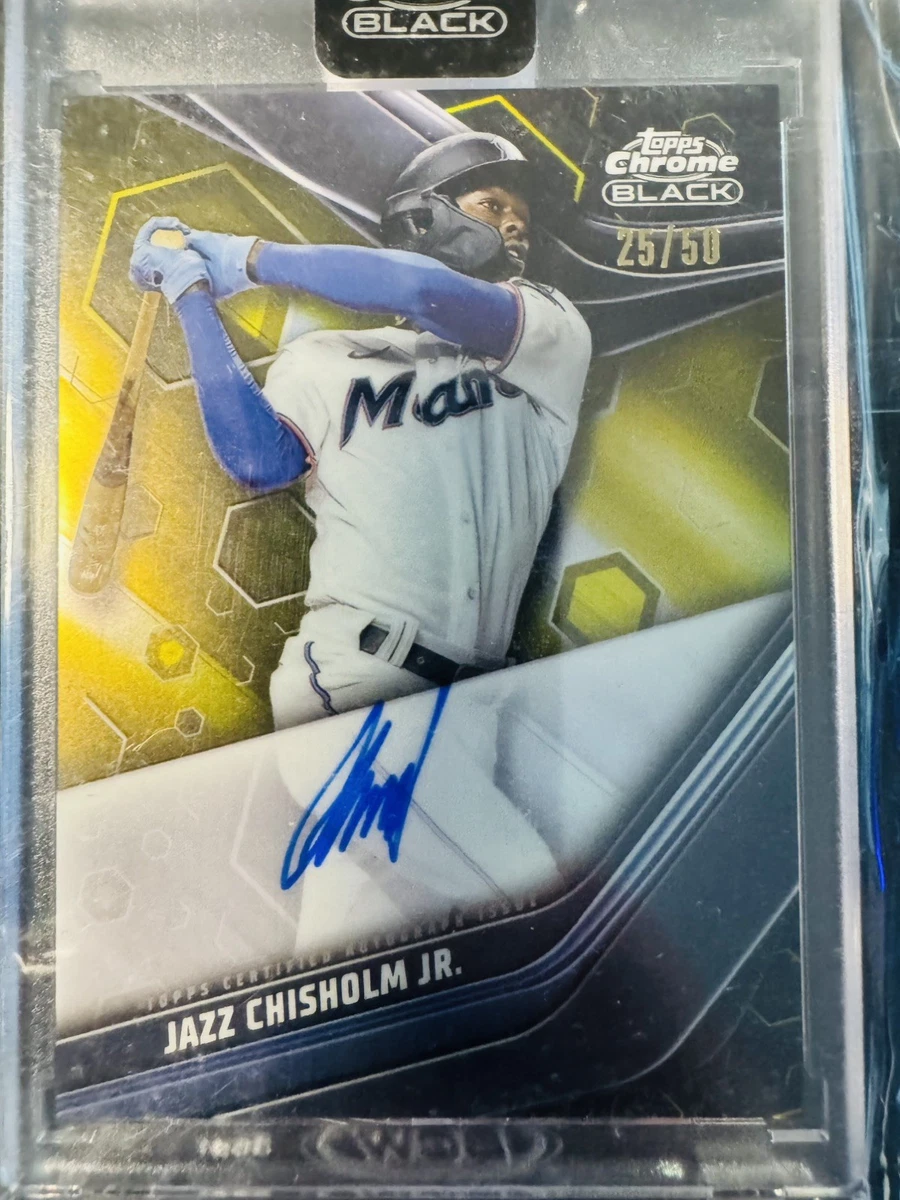 2023 Topps Chrome Black - Jazz Chisholm #CBA-JC for sale | eBay