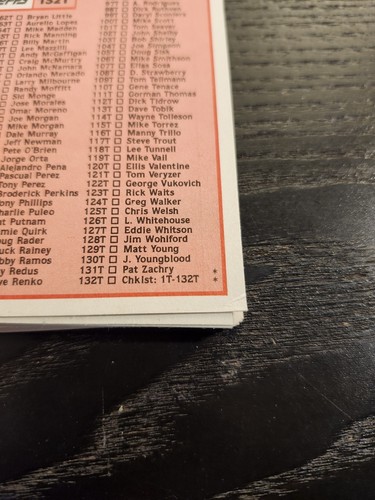 1983 Topps Traded Baseball card Set 132 Cards Darryl Strawberry RC * NO Box* - Picture 9 of 9