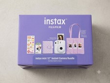 Fujifilm Instax Mini 12 Instant Camera Bundle Pastel Blue BRAND NEW