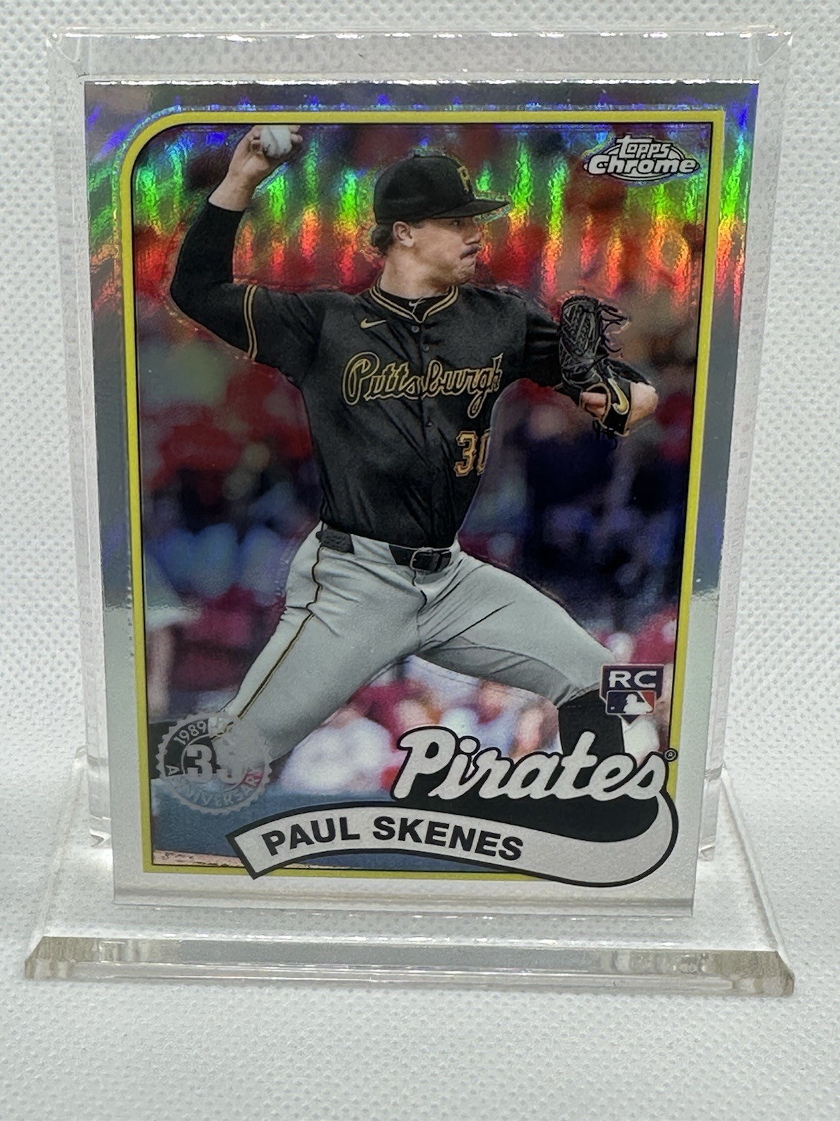 2024 Topps Chrome Update Series - 1989 Topps Baseball Paul Skenes #89CU-1 (RC)