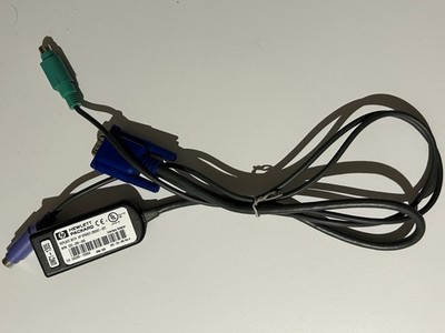 2 x HP Interface Adapter 286597-001 KVM PS/2 CAT 5 / gebraucht