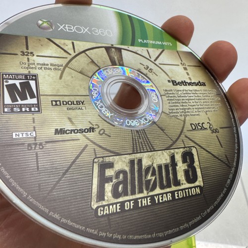Fallout 3 - Game of the Year Edition (Xbox 360, 2009) GameStop Exclusive - Mint - Picture 14 of 24