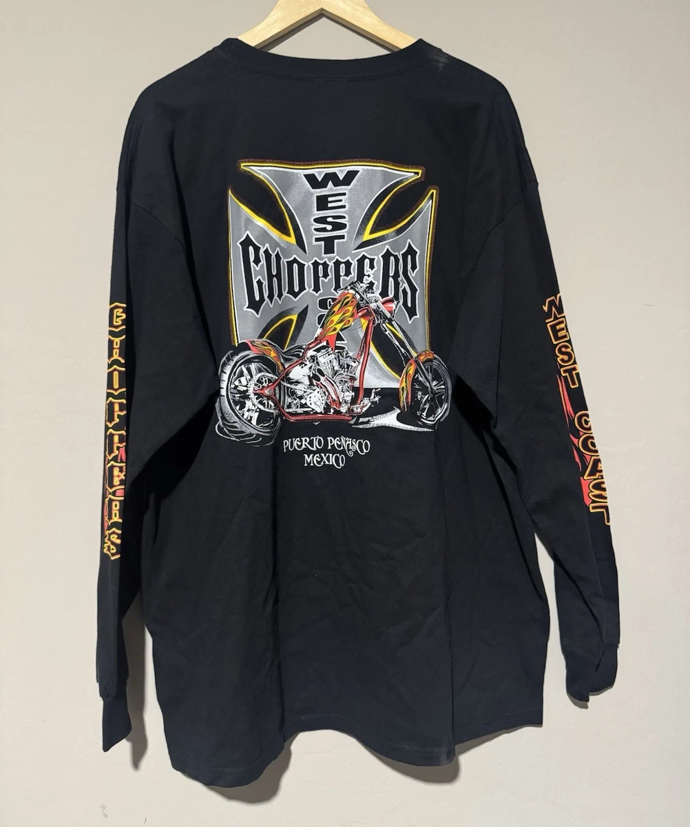 West Coast Choppers Long Sleeve T-Shirts for Men for sale - eBay