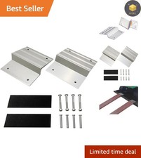 1400 lb Aluminum Ramp Kit with Non-Skid Surface  Easy Install - 2 Pack