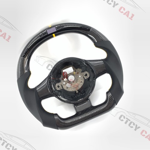 Custom Carbon Fiber Steering Wheel for Lamborghini Gallardo 2004-2014 with LED - Picture 7 of 8